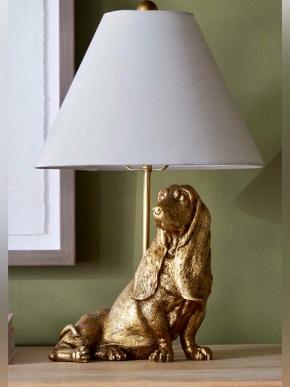 Anthropologie The Icon Table Lamp: Hound Dog Edition NEW